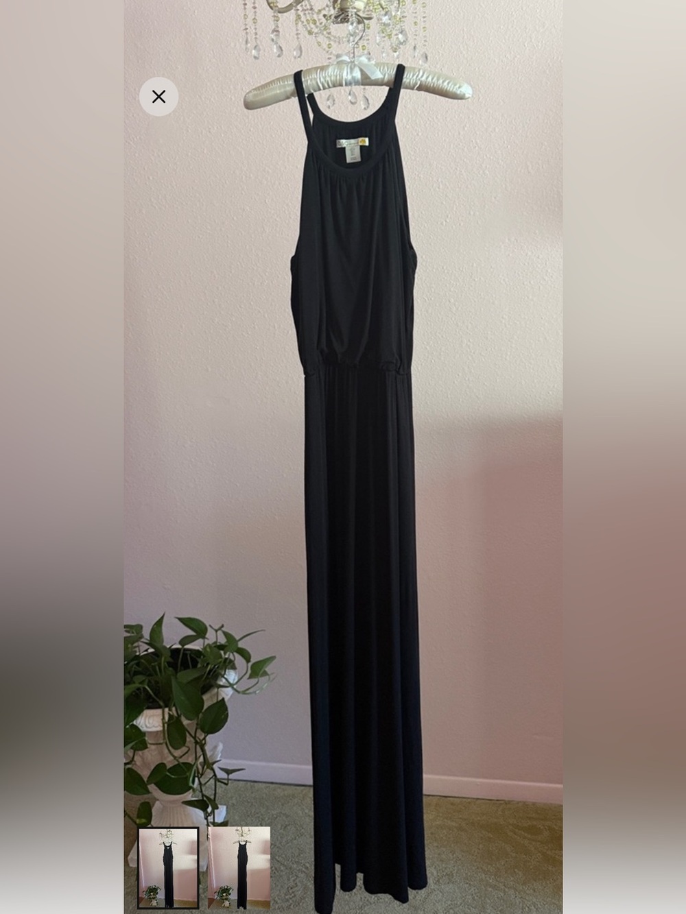 C&C California Black Racerback Maxi Dress